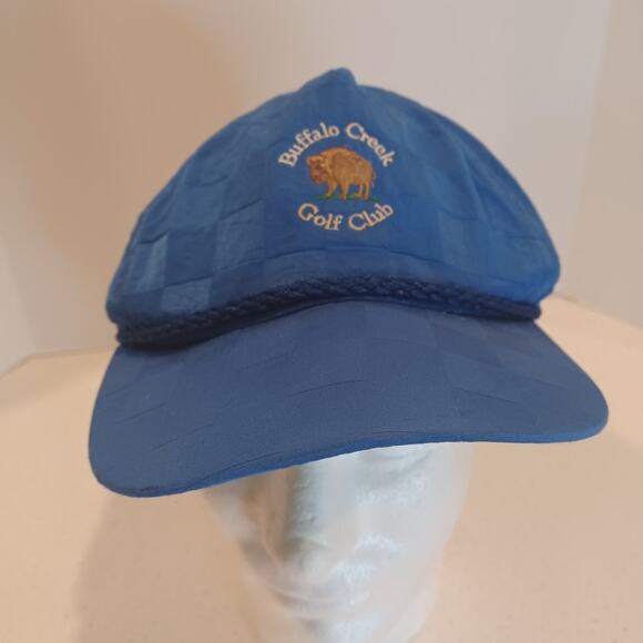 Vintage Buffalo Creek Golf Club Blue Hat Made in USA - Picture 2 of 6